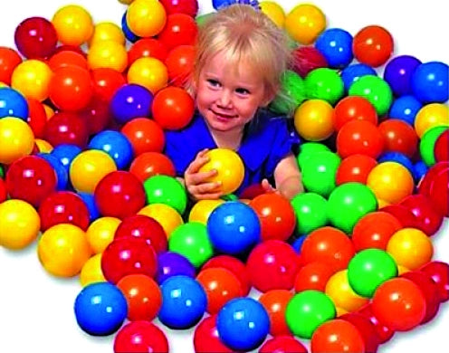 Intex PALLINE COLORATE DA GIOCO PZ.100 Ø cm. 6,5