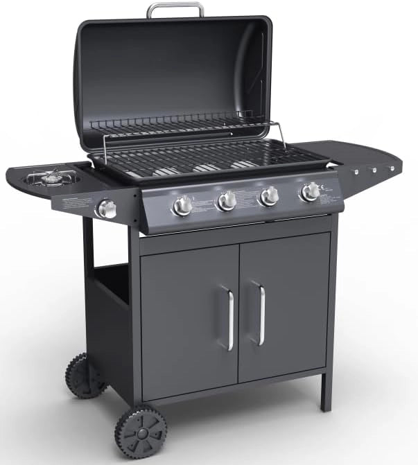 Barbecue A Gas con 4+1 Fuochi,modello "Martin"