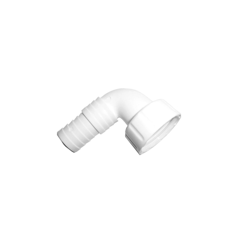 Pipetta per tubo scarico lavatrice lavastoviglie PVC 1" F sifone curva incasso ricambio s89