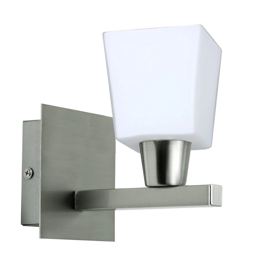 Applique Candellux Maxim 21-00408 argento vetro E14