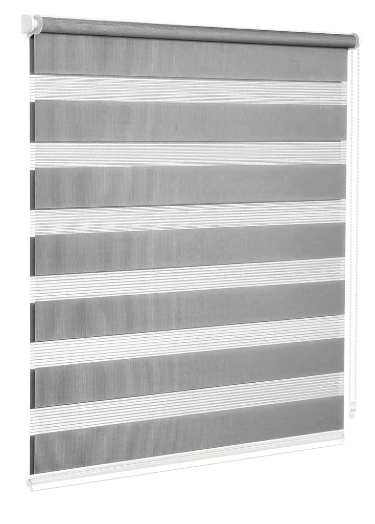 Tenda a Rullo 180x180 Cm Finestra Porta Interno Casa Ufficio Kit Montaggio Parete Telaio No Fori Grigio