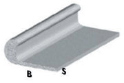 PROFILO ARGENTO H.200 CM UNGHIETTA 18X1 MM*- ARCANSAS- 5,0 pz