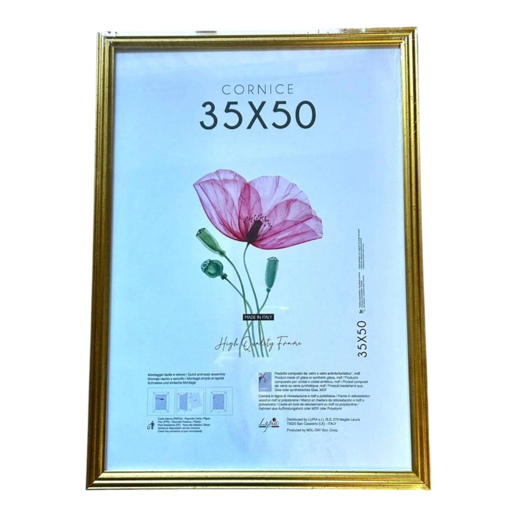 CORNICE LEGNO BLITZ ORO 35X50