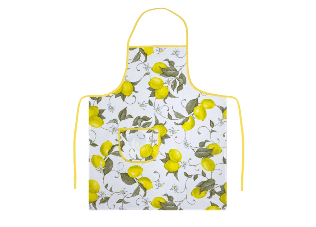 Pack 2 Pezzi Grembiule Alto Pettorina Cucina Chef Casa Con Tasche Cedro