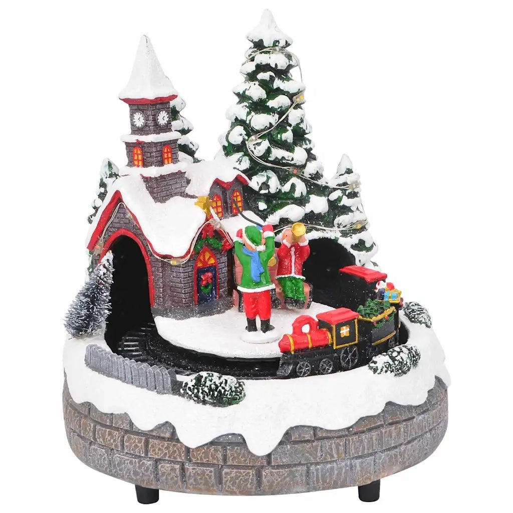 Tavolo di Natale-Decorazioni natalizie Multicolore 16 x 16 x 19 cm Resina