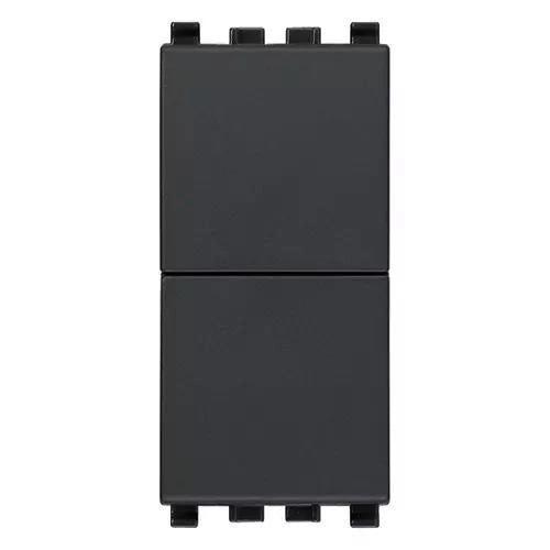 VIMAR EIKON - DUE PULSANTI INDIPENDENTI NO+NO 10A GRIGIO