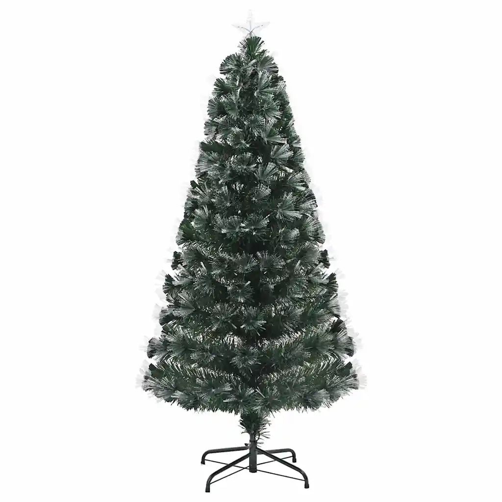 Albero di Natale artificiale con 120 LED Verde 120 cm PVC 42019342