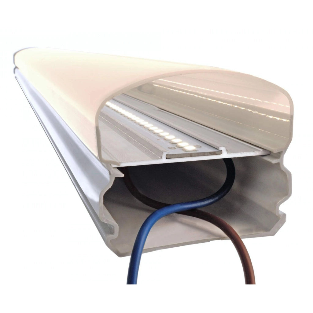 TRI PROOF plafoniera LED 16W soffitto parete lampada impermeabile IP65 IN OUT luce seminterrato garage cantine 230V