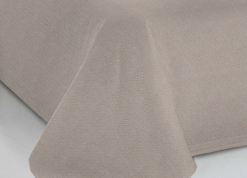 Copriletto Piquet Primavera Estate 100% Cotone Disegno Dublino Bon Bon - Singolo - Beige
