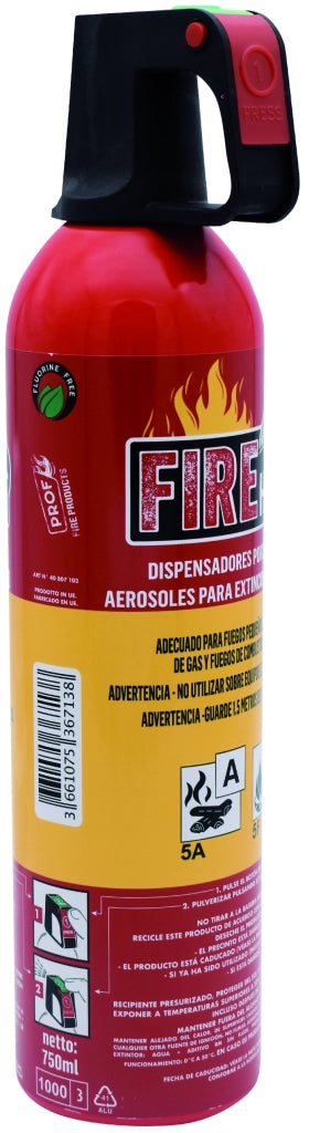 ESTINTORE PORTATILE ml. 750