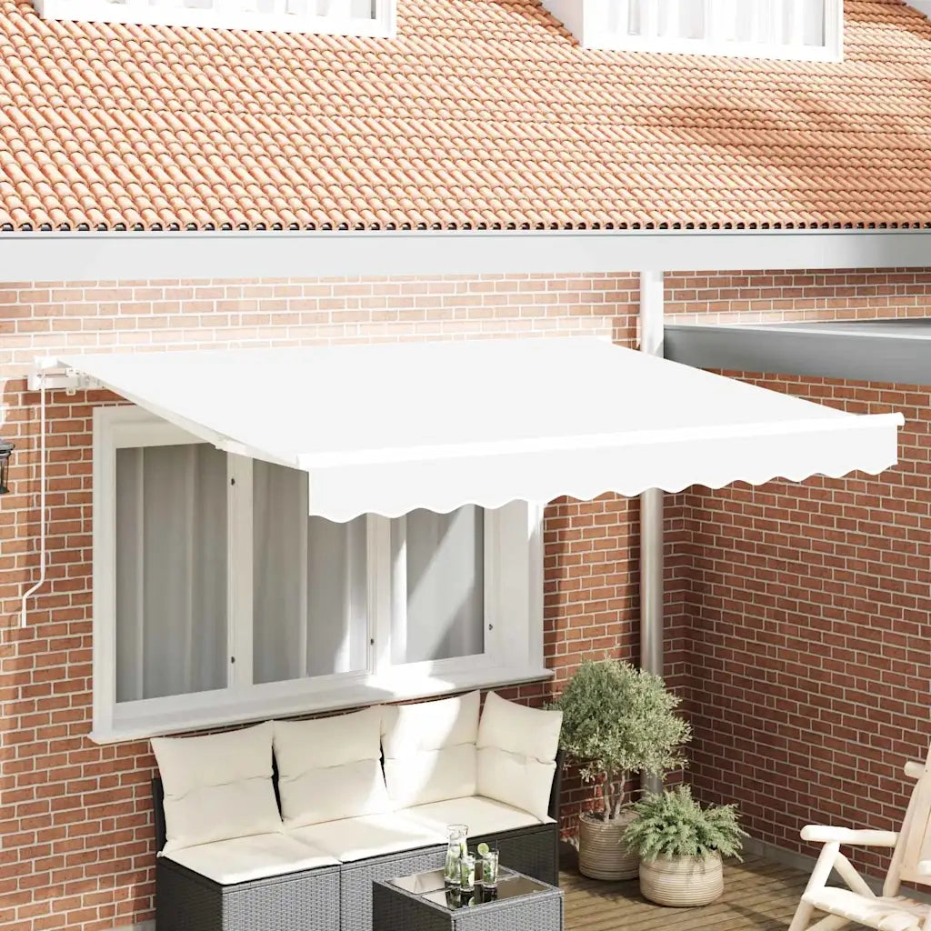 Telo di ricambio per tenda da sole Bianco 3 x 2,5 m Poliestere 42000572