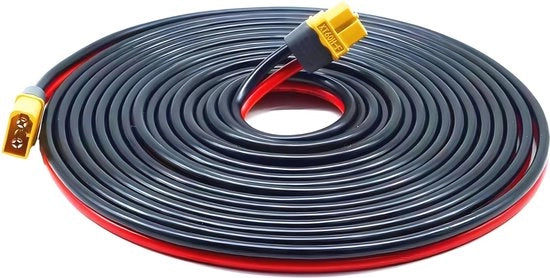 Cavo di estensione XT60 5 m - estensione per pannelli solari e centrali di energia portatile