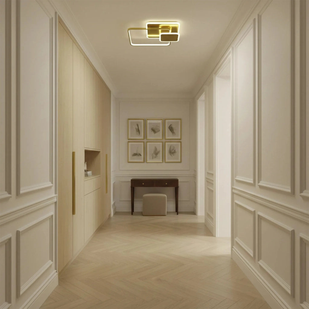 Lampada Da Soffitto App1713-c Brush Gold Led
