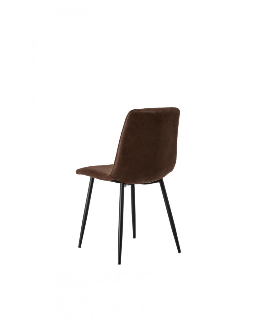 4x Sedia IN SIMILPELLE - Lea
