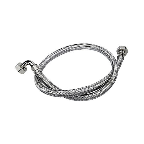 TUBO DI CARICO INOX GIGANTE CON CURVETTA- cm 100- Remer- pezzi 1