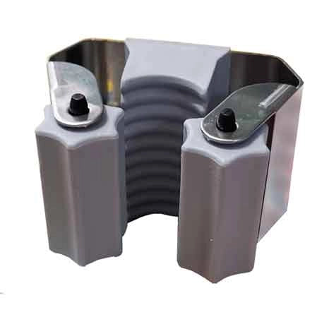 PORTASCOPA ACCIAIO INOX IN EXPO DA BANCO 1 posto - 24 pezzi
