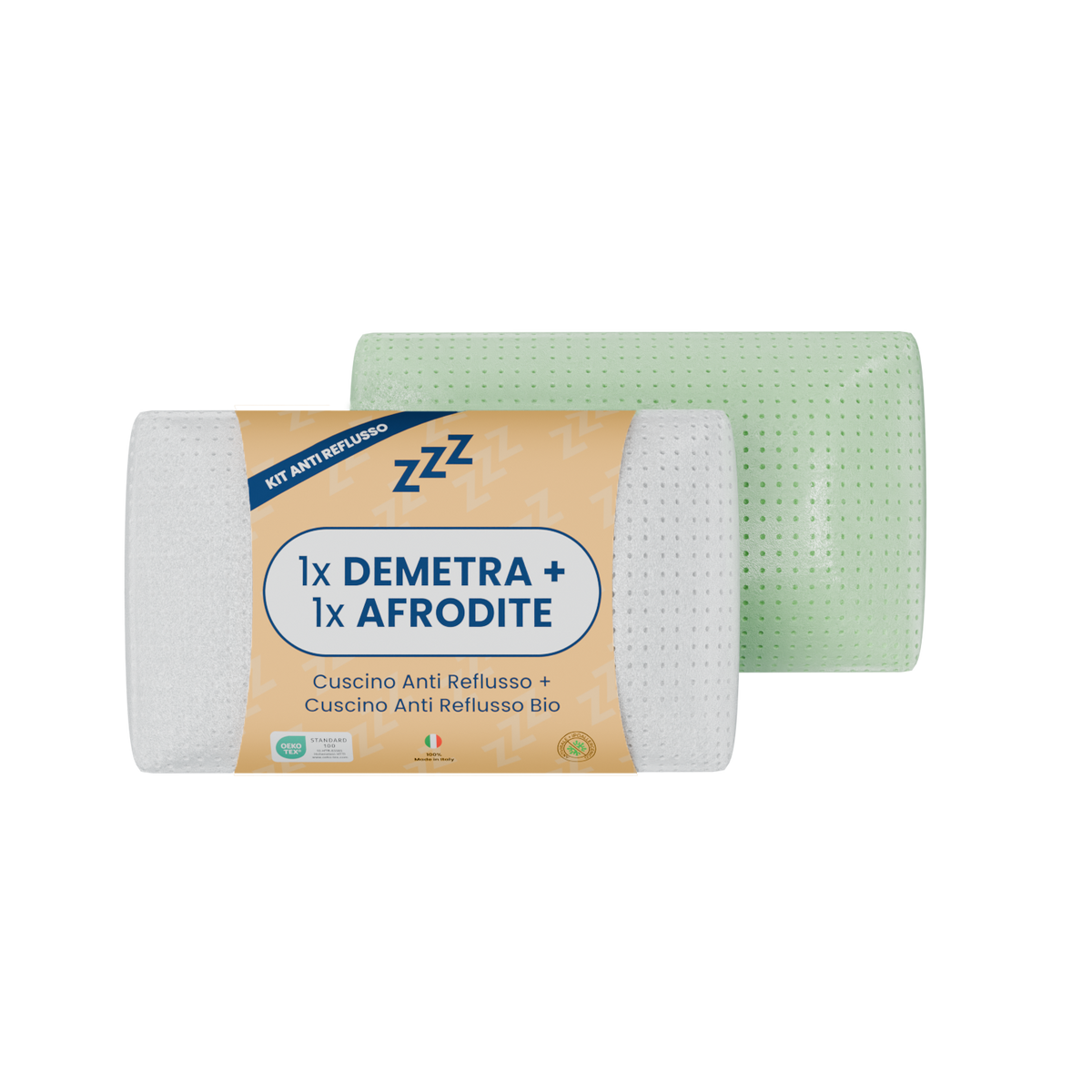 Coppia | Cuscini AntiReflusso - Morbido & Compatto - Demetra & Afrodite