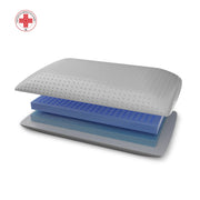 Cuscino in memory foam Anti-Reflusso - Morbido e Ergonomico - Demetra - 72x42x16cm
