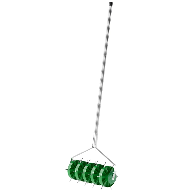 ARIEGGIATORE PRATO Manuale 45x21x140 cm Acciaio Verde