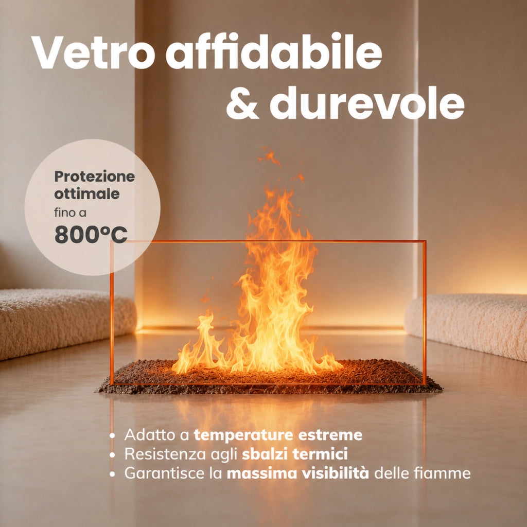 ESSE - modello : courtier-lo - 146 x 140 x 4 mm - Vetro per stufa a legna - vetro camino di ricambio - vetro per caminetto resistente al fuoco - France Vitre
