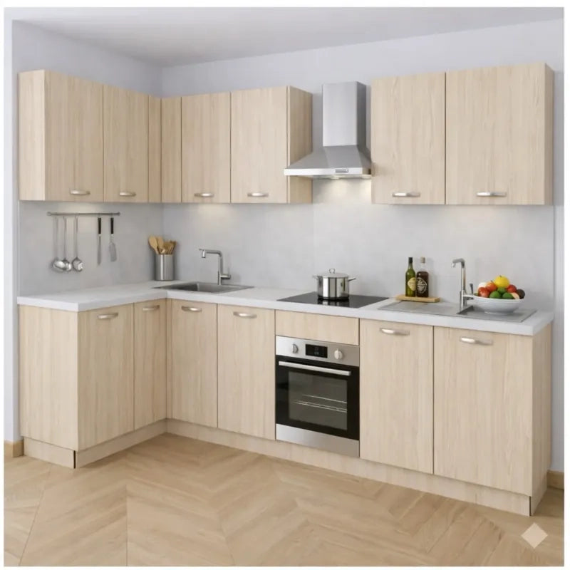 Mobile Base 60 Senza Anta. H 72 Cm L 60 Cm P 55.5 Cm. Spedizione In Kit Rovere
