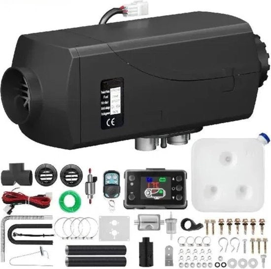 Calefazione per auto e camion con display LCD - Standkachel professionale per 12V - Per riscaldamento di auto e camion