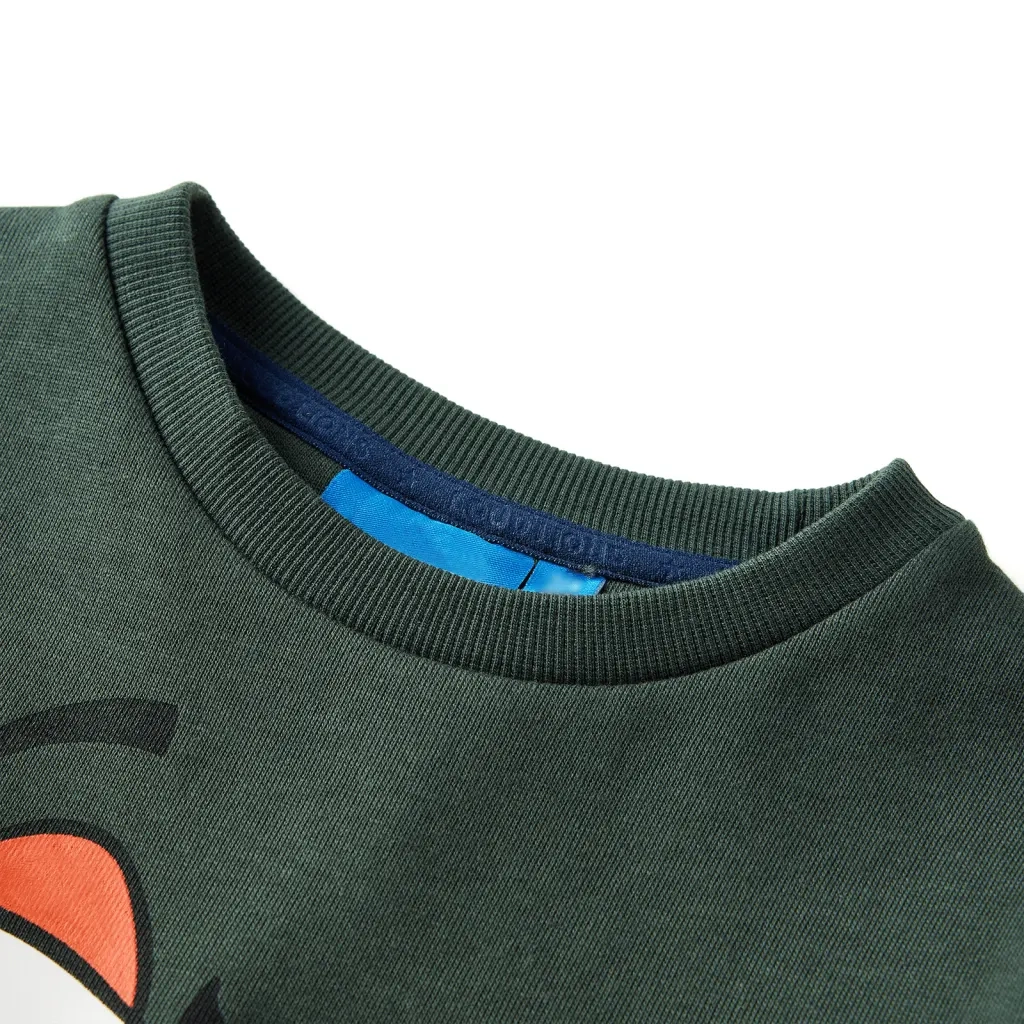 Felpa per Bambini Verde Scuro 104