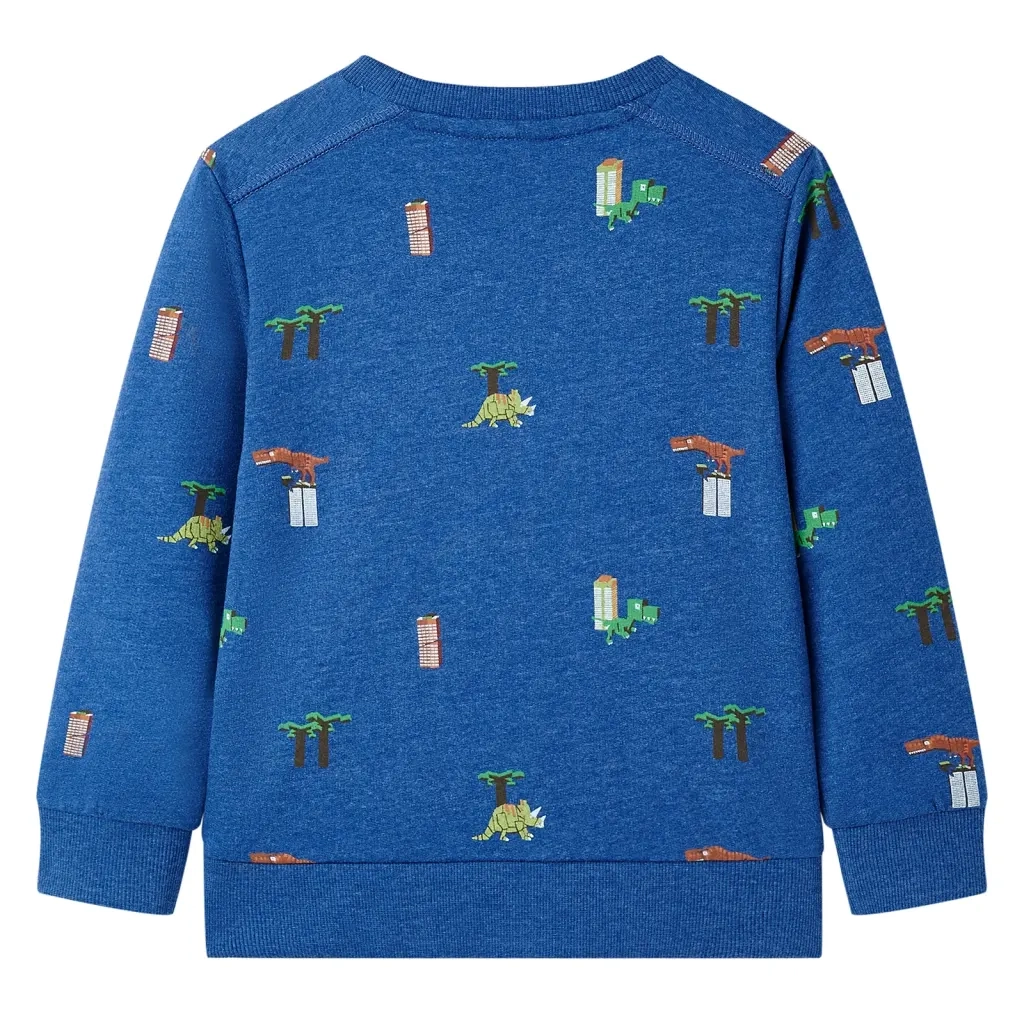 Felpa da Bambino Blu Scuro M¨¦lange 128