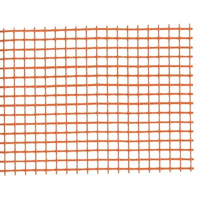 RETE FIBRA INTONACO 110  GR/MQ 110 ARANCIO MAGLIA MM 10X10 L.MT 50 H.CM 100