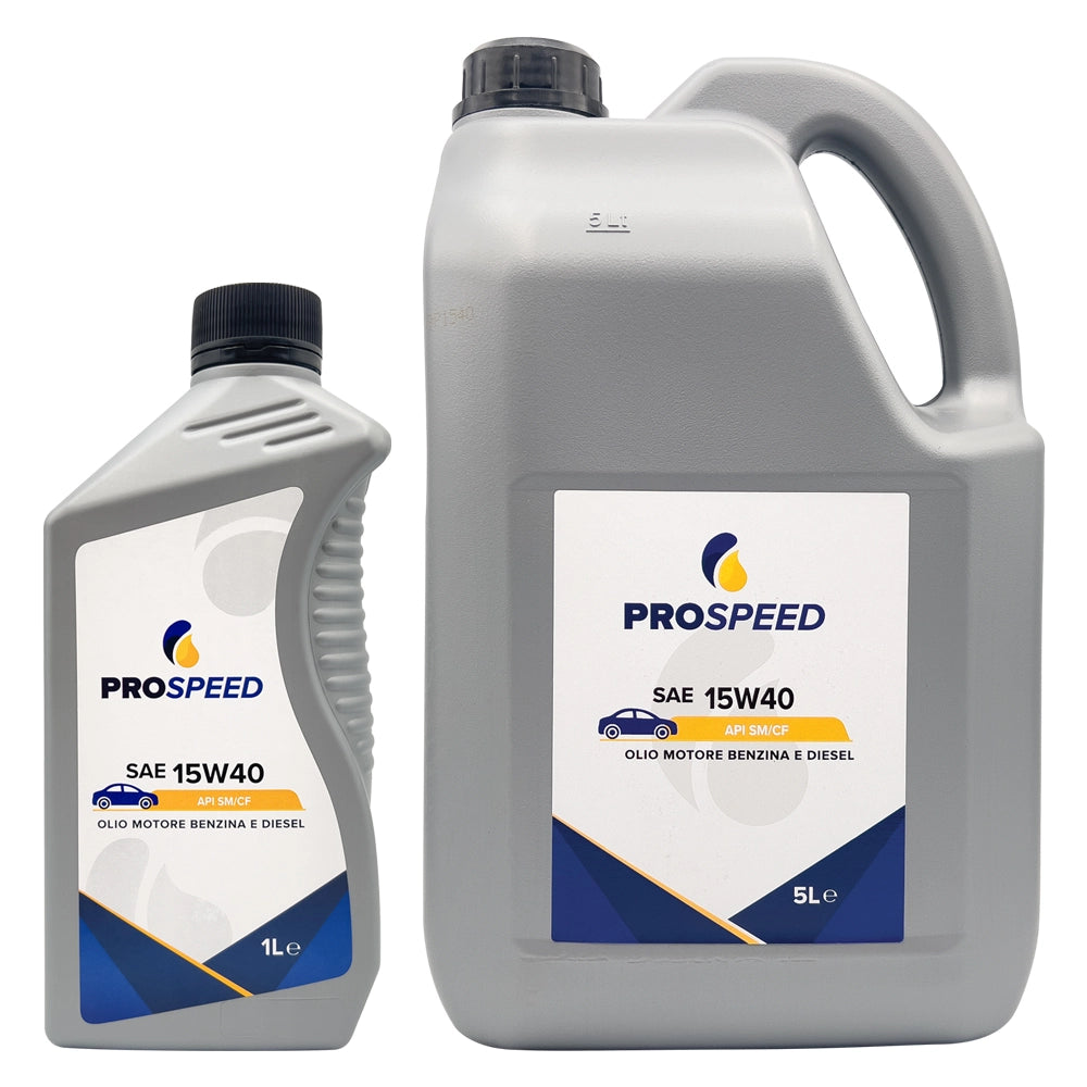 OLIO MOTORE PER AUTOVETTURE SAE 15W40 - lt. 1- 12 pezzi  - PROSPEED