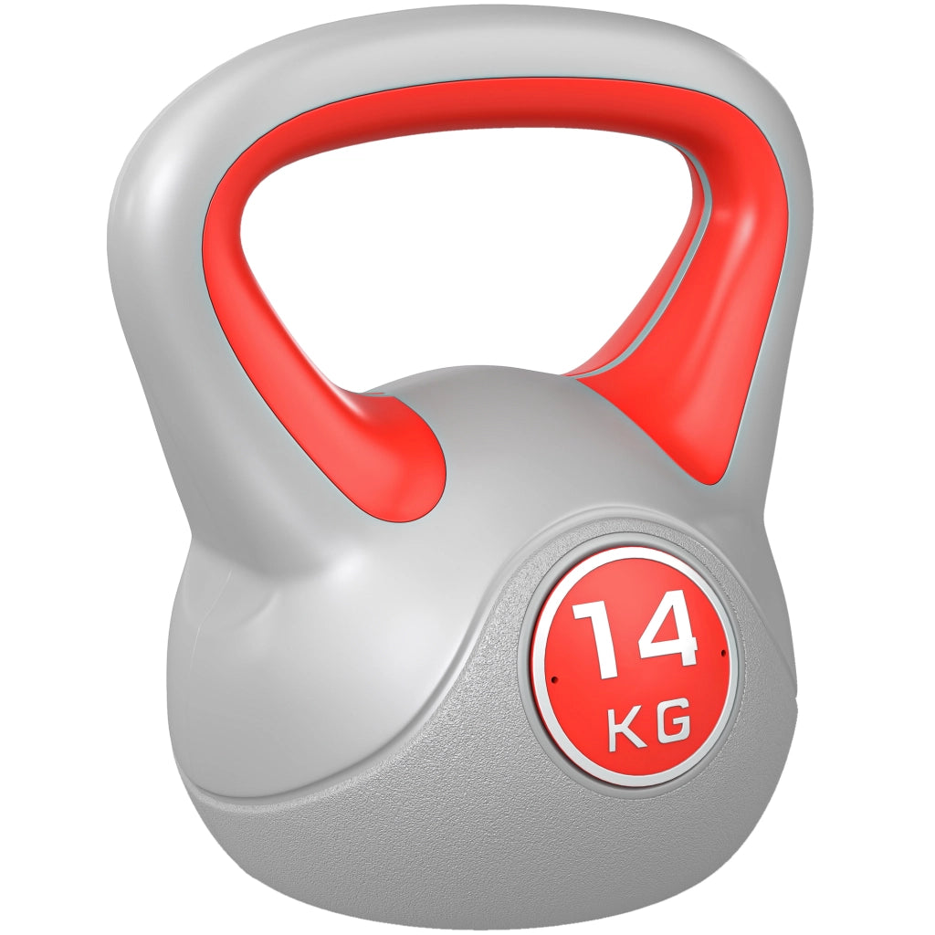 Kettlebell ¨C Minimal ¨C 14 kg, 26x18x32 cm, rosso