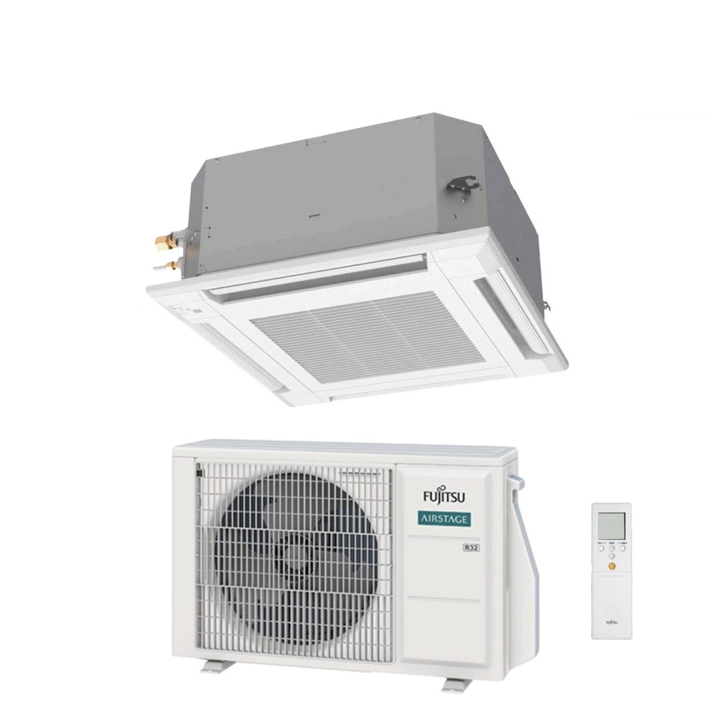 Condizionatore a Cassetta Fujitsu KV Eco 9000 Btu AUXG09KVLA R-32 Wi-Fi Optional con Griglia e Telecomando
