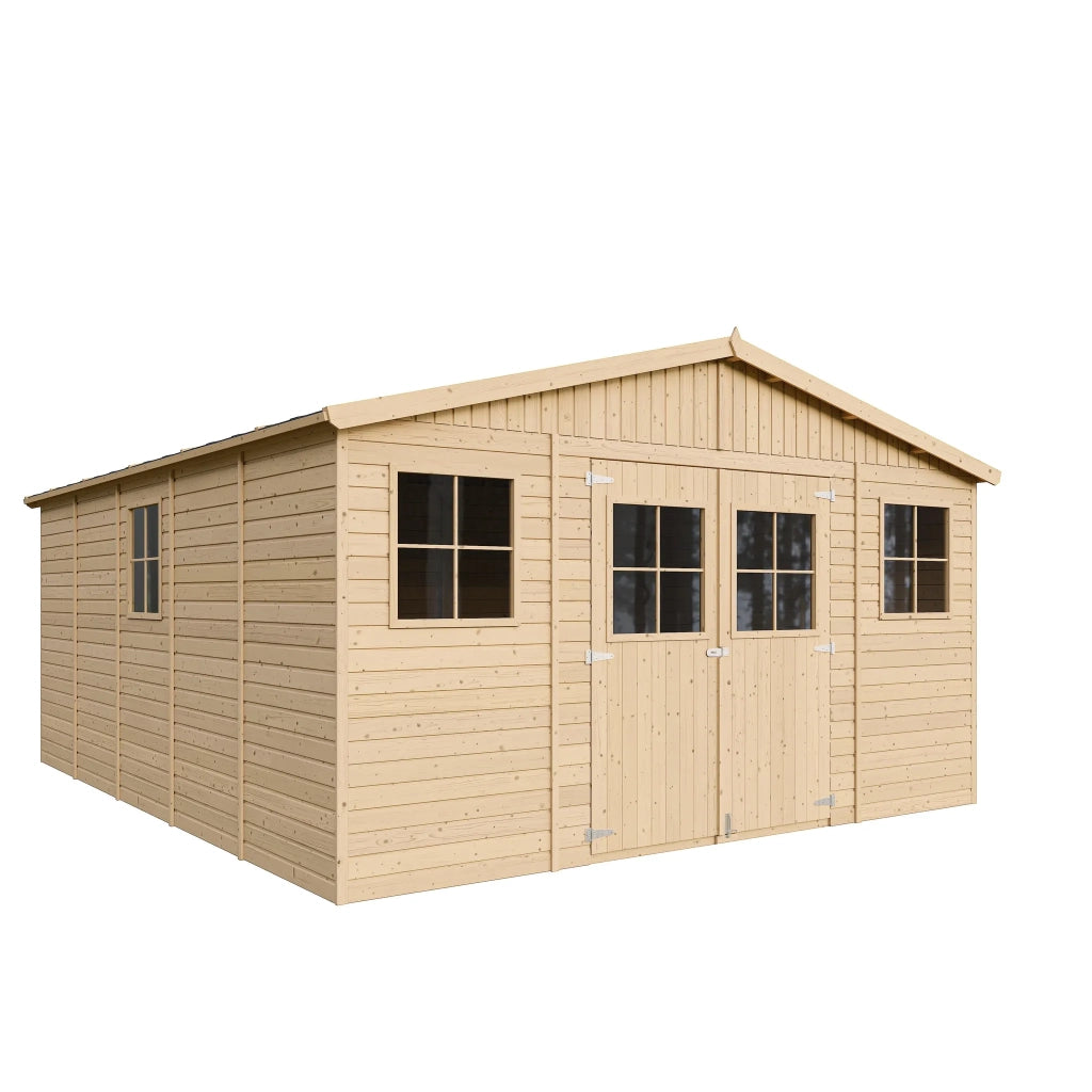 Casa da giardino in legno  A246x418x520 cm/20 m² - TIMBELA M333