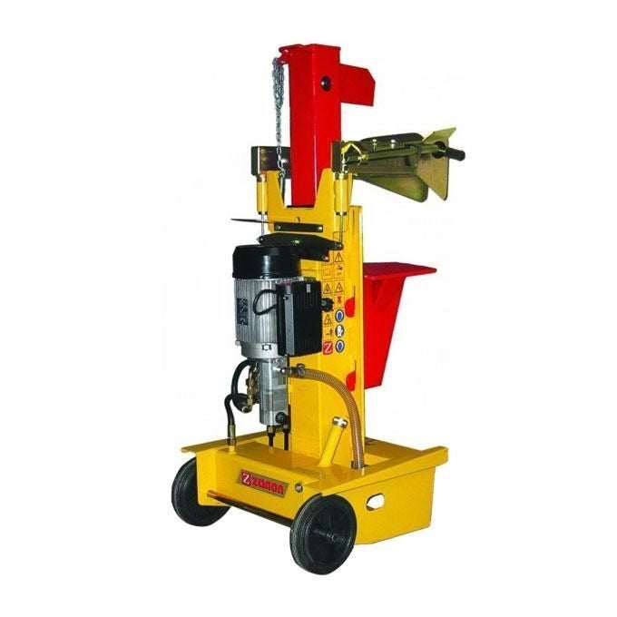 Zanon SLE-10 Spaccalegna Elettrico 3 HP 10 Tonnellate Taglio Verticale 90 cm Piano Lavoro 3 Posizioni Ruote per Trasferimento Uso Professionale colore Nero