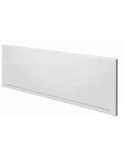 Grembiule vasca frontale universale 190x57 cm in acrilico bianco