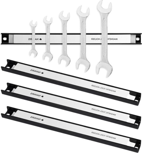 Supporto magnetico per attrezzatura da banco - ca. 30 cm - Con materiale di fissaggio - 4 pezzi
