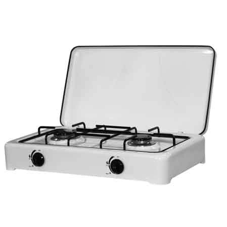 FORNELLO A GAS 2 FUOCHI 58x31x13 cm