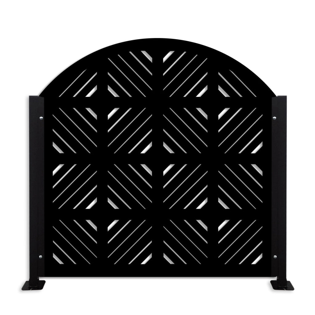 Ringhiera DEKOPLAST Curva mod. VIBER Colore: nero