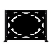 Ringhiera DEKOPLAST rettangolare mod. TRAP-H Colore: nero