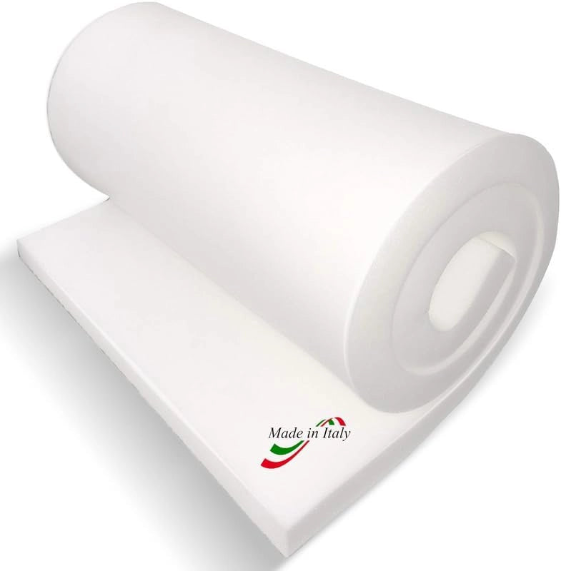 Gommapiuma Divani Spessore 5cm - Lastra 2x1m - Densità 30 - Imbottitura Poliuretano Espanso - Sedie, Panche, Lettini