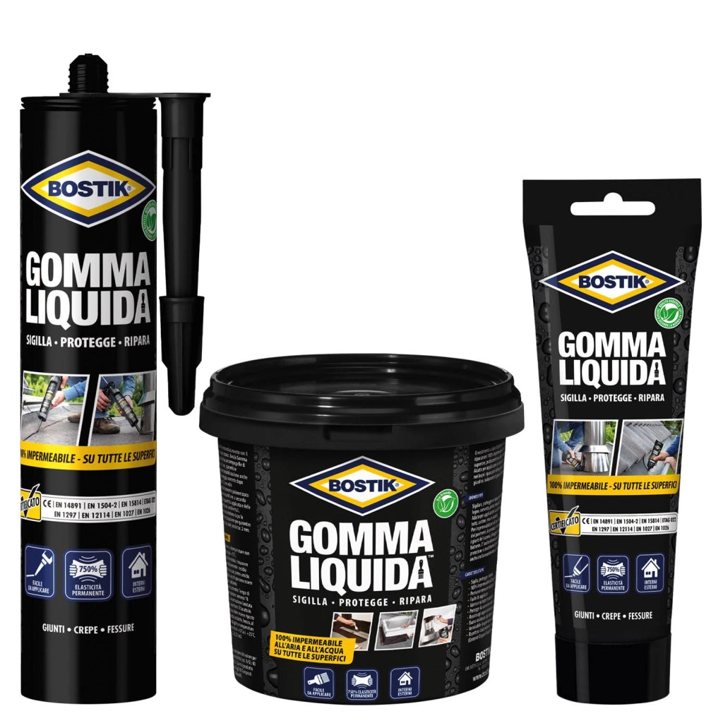 GOMMA LIQUIDA BOSTIK 310 gr - Cartuccia - BOSTIK