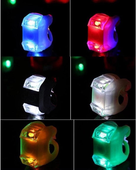 Lanterna posteriore per bicicletta con illuminazione a LED di seconda generazione - Lampione di sicurezza decorativo per mountain bike con design farfalla - Adatto per biciclette - lampada di sicurezza per la notte.