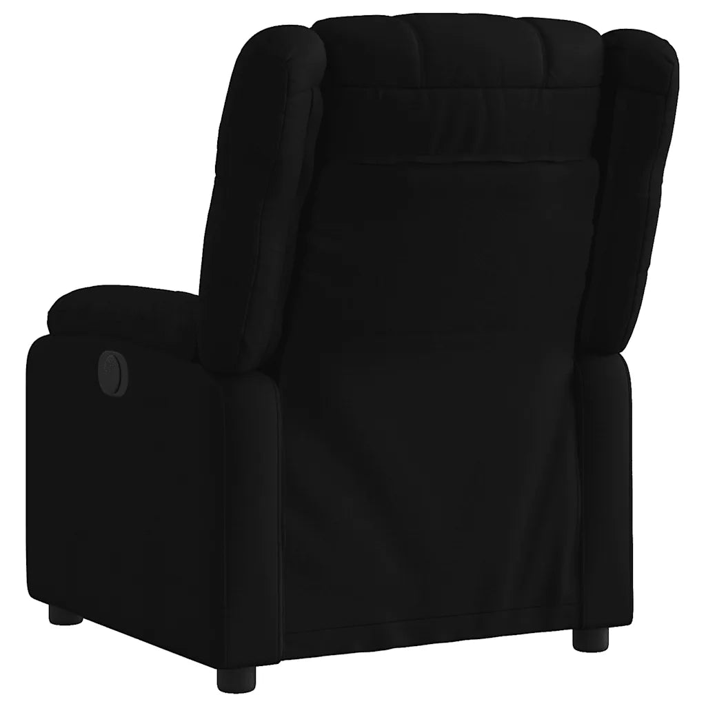 Poltrona reclinabile in Tessuto Nero 3206202