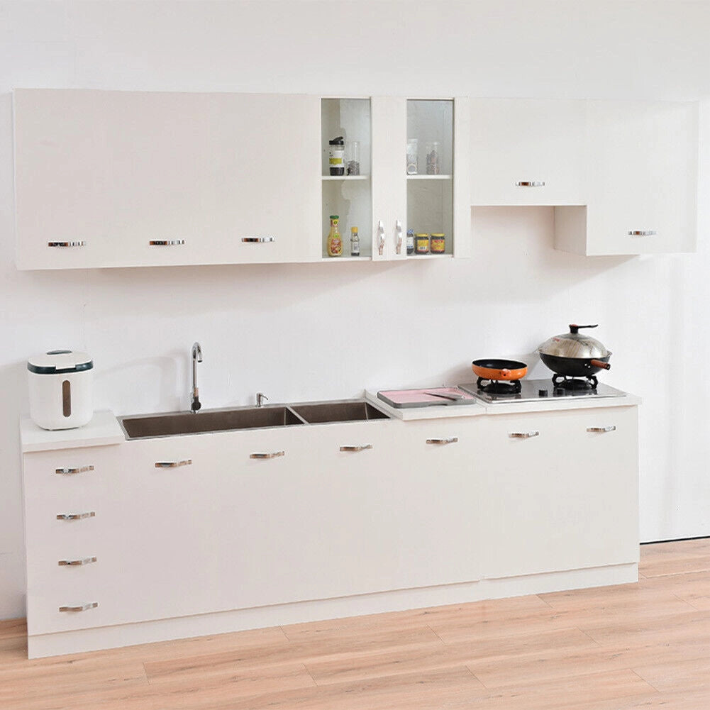 Mobile Sottolavello per Cucina Componibile Mobiletto Colore Bianco 2 Ante