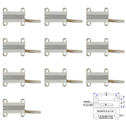 10 CONTATTI MAGNETICI A MATTONCINO DA ESTERNO NC Securvera ST-400DSMBFTB