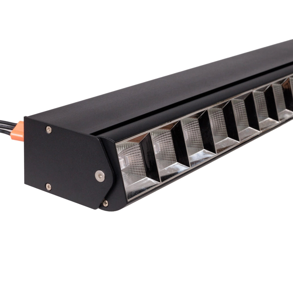 Plafoniera lineare LED 30W nera moderna FLEX Maxlight