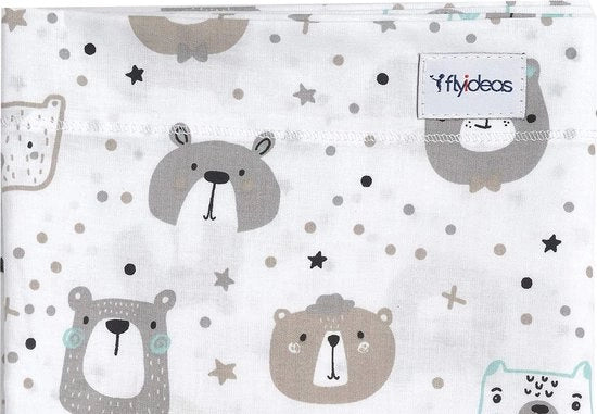 Fodera per lettini 60x120 in cotone 100%