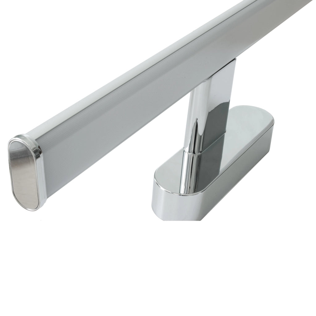 Luce specchio bagno LED 8W applique cromato lampada parete moderna 4000K IP44 600lm