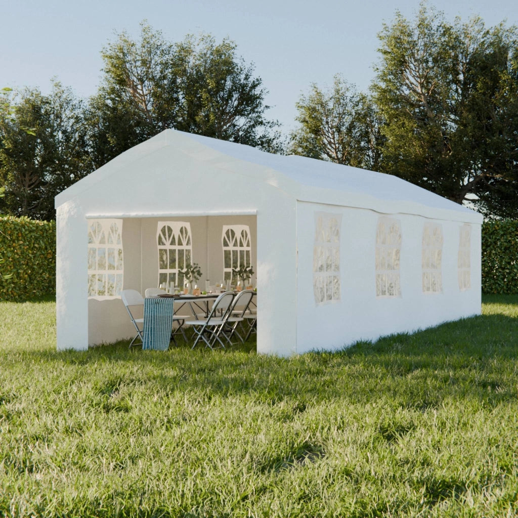 Tendone per festei, 4x8m, bianco, bianco