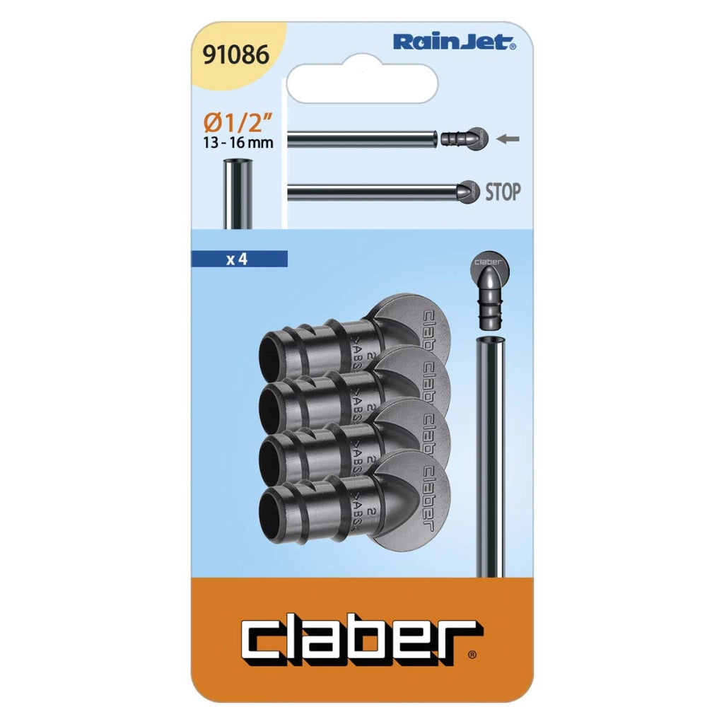 TAPPO PORTAGOMMA TUBO PN SELF CLABER - RAINJET 91086 1/2 CF=PZ 4- 15 confezioni
